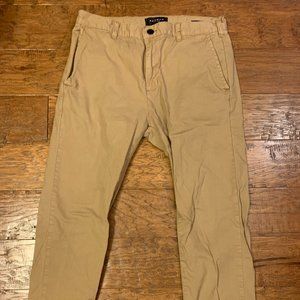 LIKE NEW Pacsun Tan Skinny Cropped Chinos (32W)
